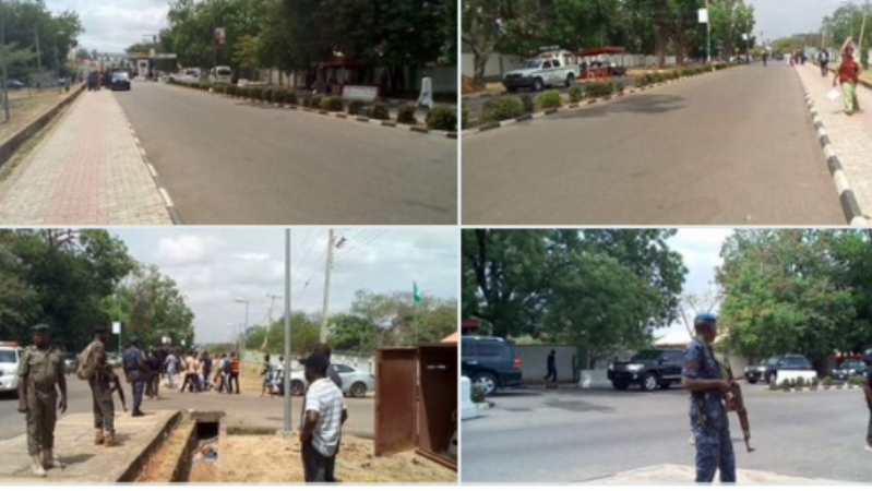 You are currently viewing Empty streets, deafening silence & mourning welcome President Buhari to Makurdi, Benue