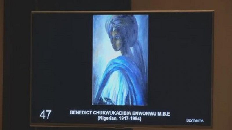 You are currently viewing ‘Tutu’ painting by Nigerian Ben Enwonwu fetches £1.2M ($1.68M) at London auction