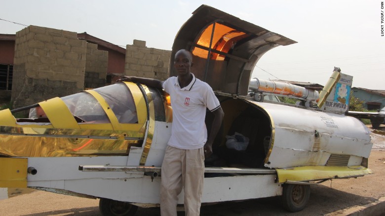 Read more about the article Meet Nigerian inventor building an aero-amphibious jet car