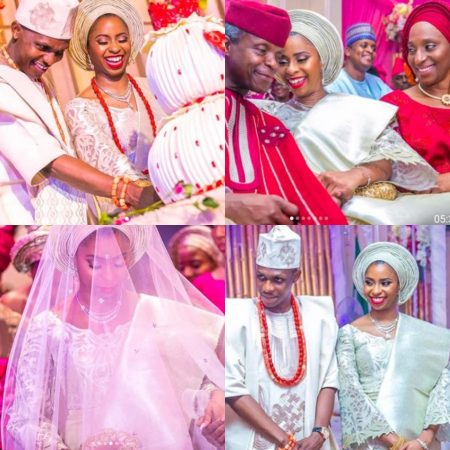 Read more about the article Photos: Traditional Engagement ceremony of Yemi Osinbajo & Bola Shagaya Children within Aso Rock