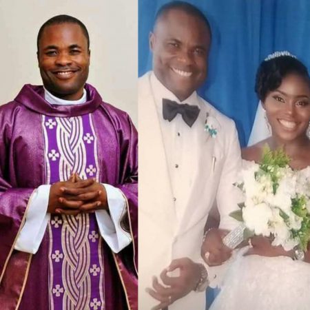 Read more about the article After 11 years as a Catholic priest, he finally found the bone of his bones & flesh of his flesh [PHOTOS]