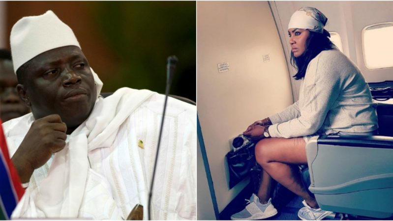 You are currently viewing Did Angela Okorie actually travel to see rumoured lover Gambia’s ex-president, Yahya Jammeh??  See Details